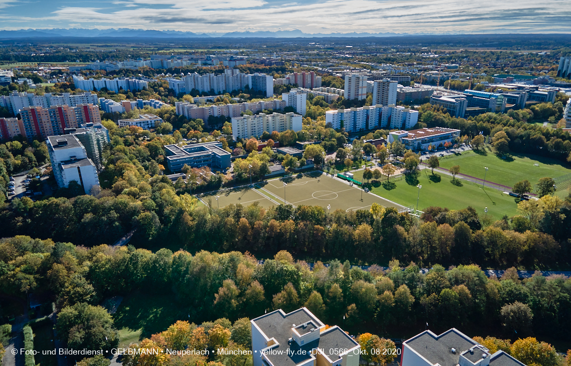 08.10.2020 - Aufstockungsbaustelle Oskar-Maria-Graf-Ring in Neuperlach